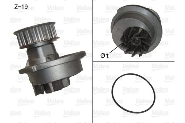 Devirdaim Su Pompası  Chevrolet Kalos (2005->)  VALEO 506647