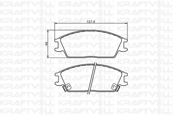Fren Disk Balata Ön Hyundai Getz (TB)(2002->)  KRAFTVOLL 07010007