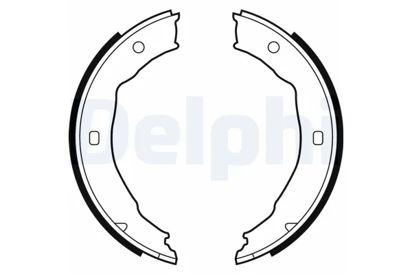 Fren Pabuçlu Balata Arka Peugeot 406 Coupe (S1/S2)(07.1997->)  DELPHI LS1881