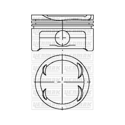 Piston (90.40MM-0.50)  NÜRAL 87-70455-050