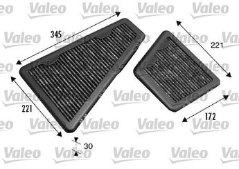 Polen Filtresi  VALEO 698793  3D0898644 3D0819619A 3D0819619B 3D1819619A 3D1819620B 3D2819619A 3D2819620A 3D0819643 3D0819644 3D1819643 3D1819644