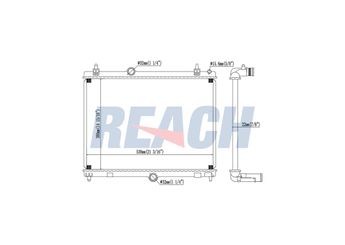 Su Radyatörü  RADISEN RR 636009  9687359980 1330W5 1330X2 133396