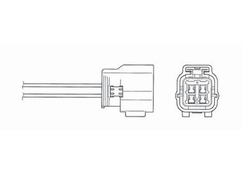 Oksijen (Lambda) Sensörü  NGK 9358  LF1718861A LF17 18861 A LF1718861B LF17 18861 B LF1718861C LF17 18861 C