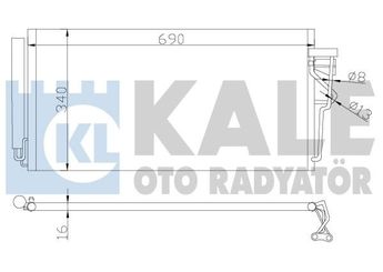Klima Radyatörü  KALE 387300  GS1D61480C GS1D-61-480 C GS1D61480D GSYD6148ZA GSYD-61-48ZA GSYD6148ZC GSYD-61-48ZC GSYF6148ZA GSYF-61-48ZA