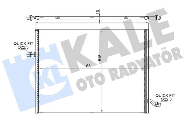 Turbo Radyatörü  KALE 364335