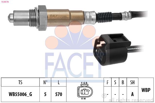 Oksijen (Lambda) Sensörü  BMW X6 M Serisi (F86)(2015->)  PSA ORJINAL YL01041980