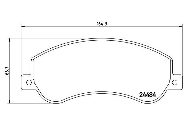 Fren Disk Balata Ön BREMBO P 85 115