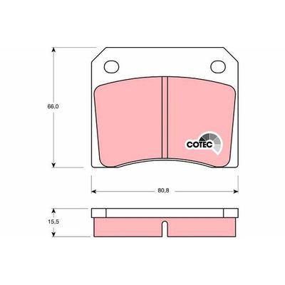 Fren Disk Balata Ön TRW GDB557