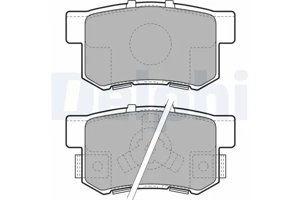 Fren Disk Balata Arka Honda Accord (CU)(06.2008->)  DELPHI LP1972
