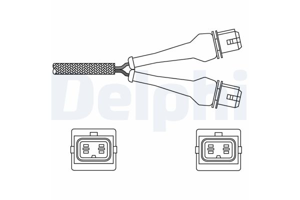 Oksijen (Lambda) Sensörü  Peugeot 505 SW/ Familial (03.1982->)  DELPHI ES20244-12B1