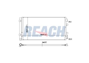 Klima Radyatörü  BITAPART BRE203008  921003293R 921009956R 921000294R 92100-0294R