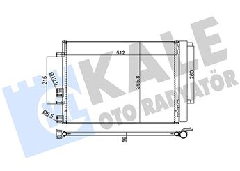 Klima Radyatörü  KALE 386500  976061J000 976064P000