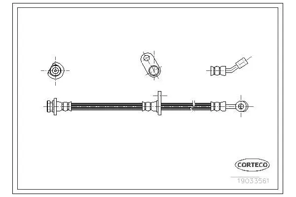 Fren Hortumu Arka Sağ veya Sol Honda Accord (CL/CN)(01.2003->)  SWAPP 40462