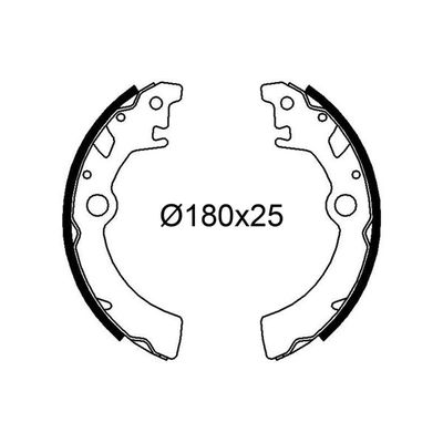 Fren Pabuçlu Balata Arka VALEO 564335