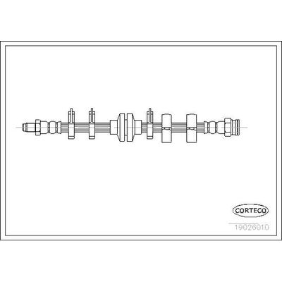 Fren Hortumu Ön Sağ MGA 51143
