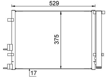 Klima Radyatörü  MAHLE AC 706 000S  976061J000 976061J010 976064P000