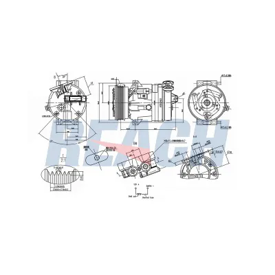 Klima Kompresörü  Opel Frontera B (1998->)  BEHR 8FK 351 102-001