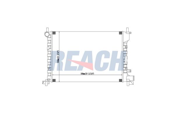 Su Radyatörü  Ford Fiesta Courier (1996->)  ORİS BRO904026