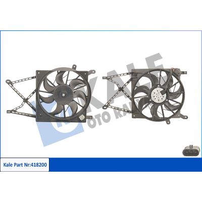 Radyatör Fan ve Motoru  Opel Zafira A (1999->)  KALE 418200