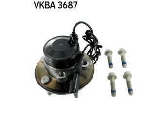 Teker Rulmanı Ön Sağ veya Sol SKF VKBA 3687  C2C10367 C2C1064 C2C1141 C2C14611 C2C18725 C2C19585 XR81724 XR819273 XR825194