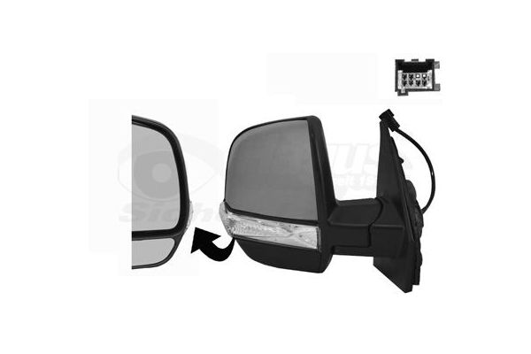 Dikiz Aynası Dış Sağ Fiat Doblo (152) Panorama (2010->)  FIAT ORJINAL 735624004