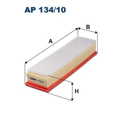 Hava Filtresi  Dacia Sandero (06.2008->)  FILTRON AP 134/10