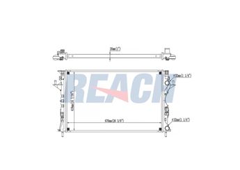 Su Radyatörü  ORİS BRN066026  8200008765 7711134658 8200302463