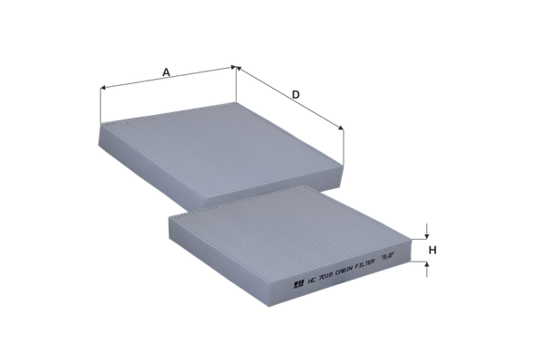 Polen Filtresi  Honda Civic Coupe (EJ6/8)(02.1996->)  FIL FILTRE HC 7016