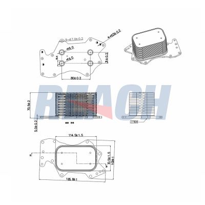 Motor Yağ Soğutucu  Volkswagen Phaeton (3D1/3D9)(05.2010->2016)  SWAPP 52152