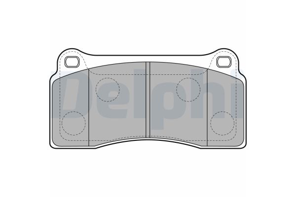 Fren Disk Balata Ön Jaguar XK (XK8/XKR) Coupe (X100)(10.1996->)  DELPHI LP2113