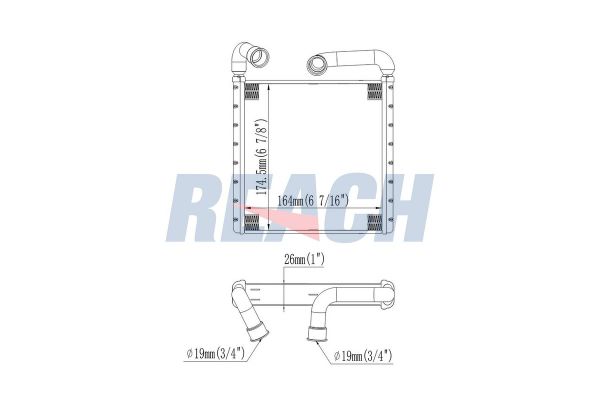 Kalorifer Radyatörü  Volkswagen Crafter P.Van (SY/SX)(09.2016->)  GUA 41471