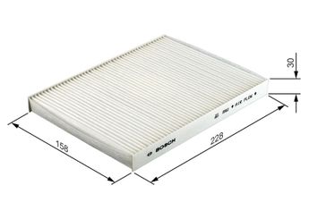 Polen Filtresi  BOSCH 1 987 432 039  7700424098 2789100Q0A B729800QAA 77 00 424 098