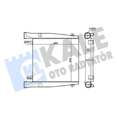 Turbo Radyatörü  KALE 152800