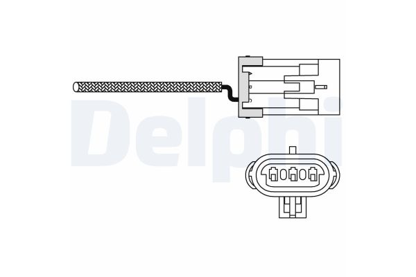 Oksijen (Lambda) Sensörü  Opel Kadett E Combo/ Cabriolet (1984->)  DELPHI ES10988-12B1