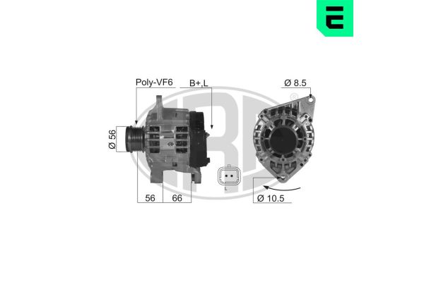 Alternatör  Renault Espace /Grand Espace (JE0)(07.2000->)  ERA 210053A