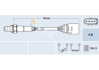 Oksijen (Lambda) Sensörü  FAE 77139  30906265BS 030 906 265 BS 30906265BT 030 906 265 BT 32906265E 032 906 265 E 36906265 036 906 265 6A906265A 06A 906 265 A 6A906265B 06A 906 265 B 6A906265F 06A 906 265 F 6A906265H 06A 906 265 H 6A906265P 06A 906 265 P 6A906265Q 06A 906 265 Q 6A906265AC 06A 906 265 AC 6A906265G 06A 906 265 G