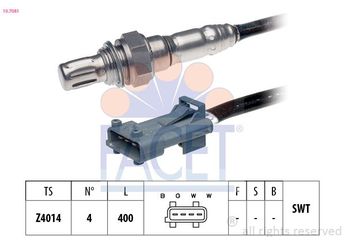 Oksijen (Lambda) Sensörü  NGK 7979  16287R 1628 7R