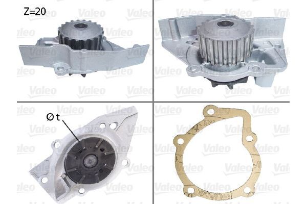 Devirdaim Su Pompası  Peugeot 205 (02.1983->)  VALEO 506029