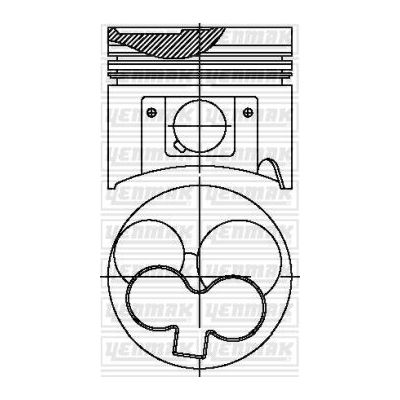 Piston (79.00MM-STD)  GOETZE 87-71681-STD