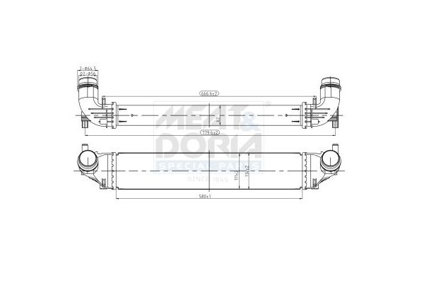 Turbo Radyatörü  Opel Astra K HB (09.2015->)  VEKA 42-3224