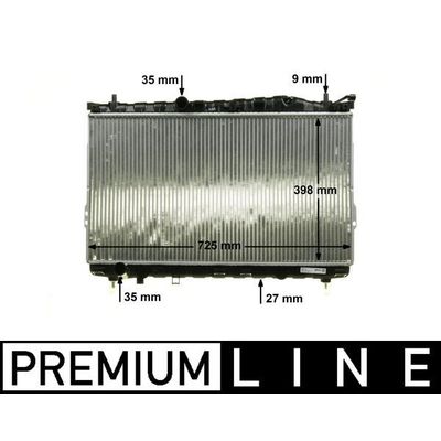 Su Radyatörü  Hyundai Trajet (FO)(2000->)  MAHLE CR 1295 000P