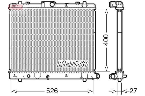 Su Radyatörü  DENSO DRM47036
