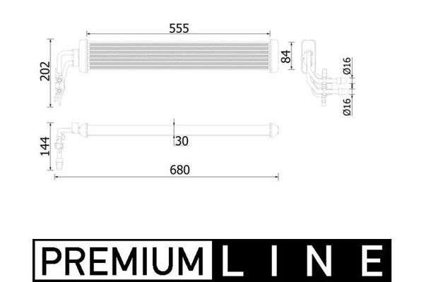 Motor Yağ Soğutucu  BMW 5 Serisi Gran Turismo (F07)(11.2009->)  MAHLE CLC 223 000P