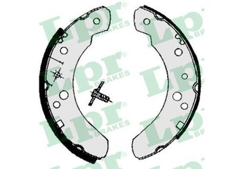 Fren Pabuçlu Balata Arka LPR 05070  1013626 1570203 30215026344 5026344 6150091 6150092 6192365 86VB2200AA 86VB2200BA 86VB2200EA 89VB22000AA 89VB2200AA 89VB2200SA 91VX2200AA ME91VX2200AA VBS367