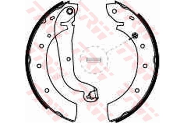 Fren Pabuçlu Balata Arka Nissan Vanette Cargo (HC23)(05.1995->)  MGA 54225