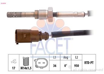 Egzoz Sıcaklık Sensörü  KRAFTVOLL 05120041  4L906088E 04L 906 088 E