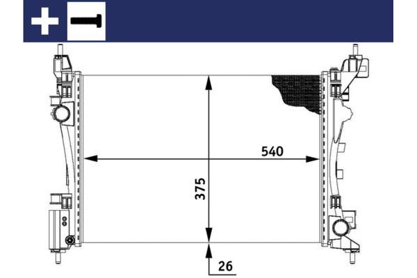 Su Radyatörü  MAHLE CR 773 000S