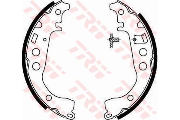 Fren Pabuçlu Balata Arka Toyota Yaris Verso (NCP2/NLP2)(1999->)  WALBURG WBS1135