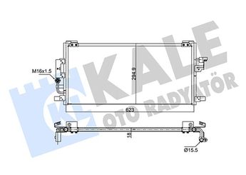 Klima Radyatörü  KALE 350695  8846002050