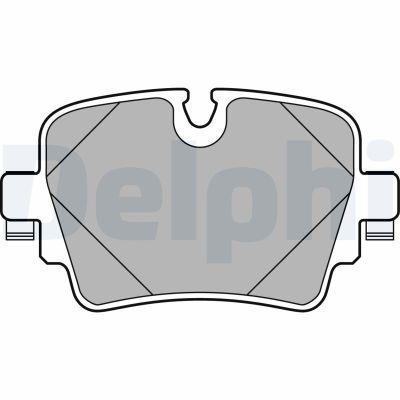 Fren Disk Balata Arka Jaguar XJ (X351)(2009->)  DELPHI LP2767